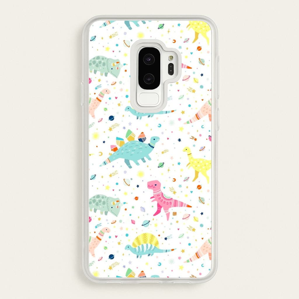 Dinosaur Pattern - Phone Case for Galaxy S9 Plus