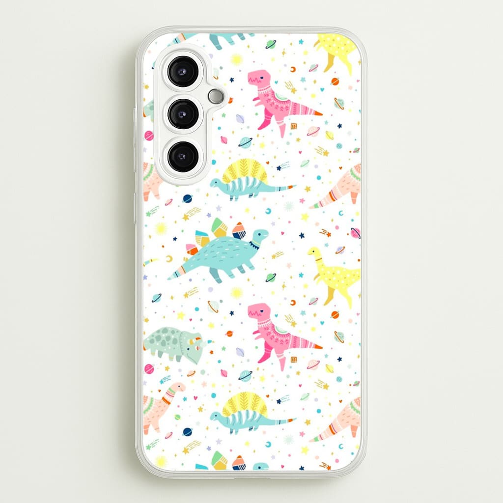 Dinosaur Pattern - Phone Case for Galaxy A14