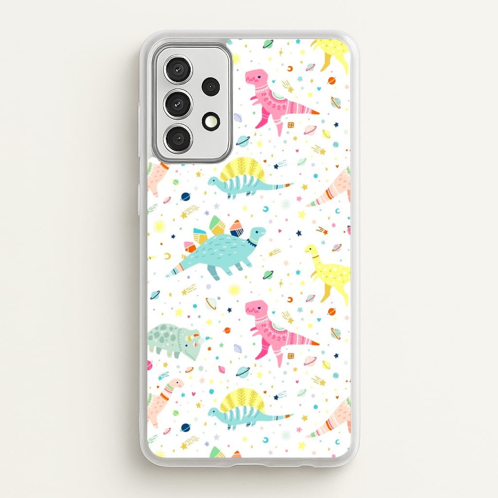Dinosaur Pattern - Phone Case for Galaxy A52 / A52s