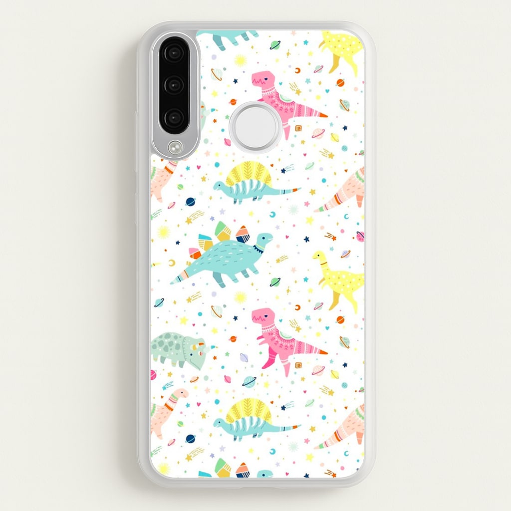 Dinosaur Pattern - Phone Case for Huawei P30 Lite