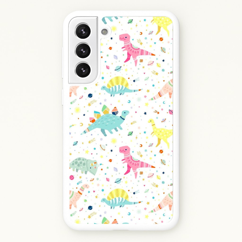 Dinosaur Pattern - Phone Case for Galaxy S22 Plus