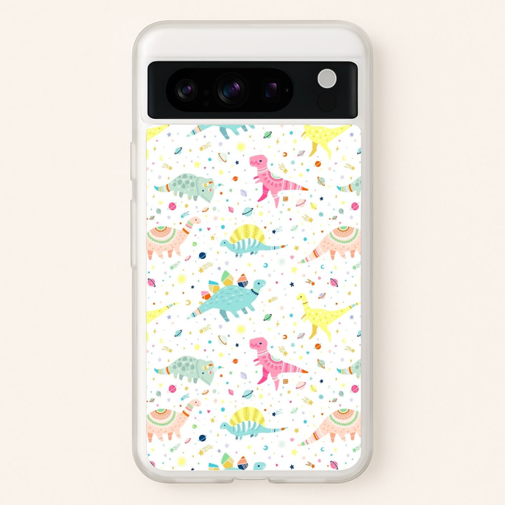 Dinosaur Pattern - Phone Case for Google Pixel 8 Pro