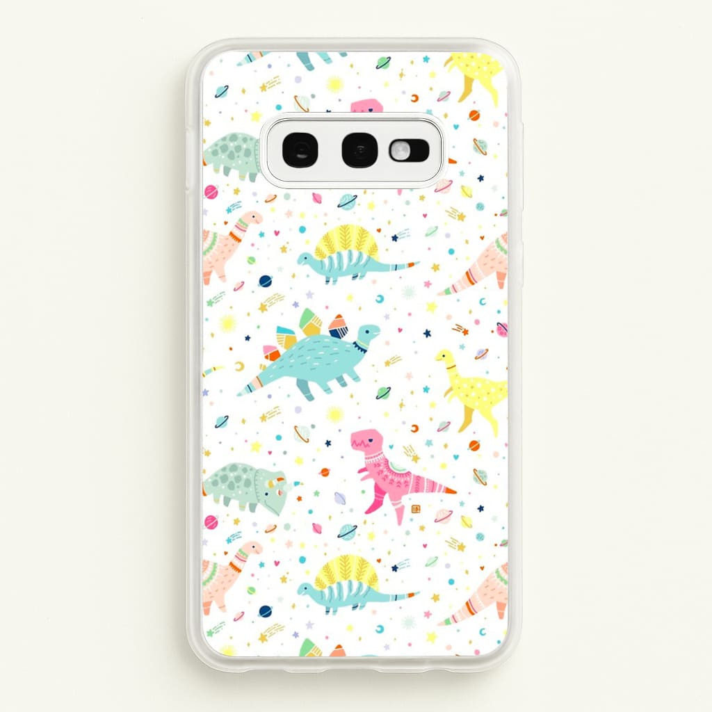 Dinosaur Pattern - Phone Case for Galaxy S10e