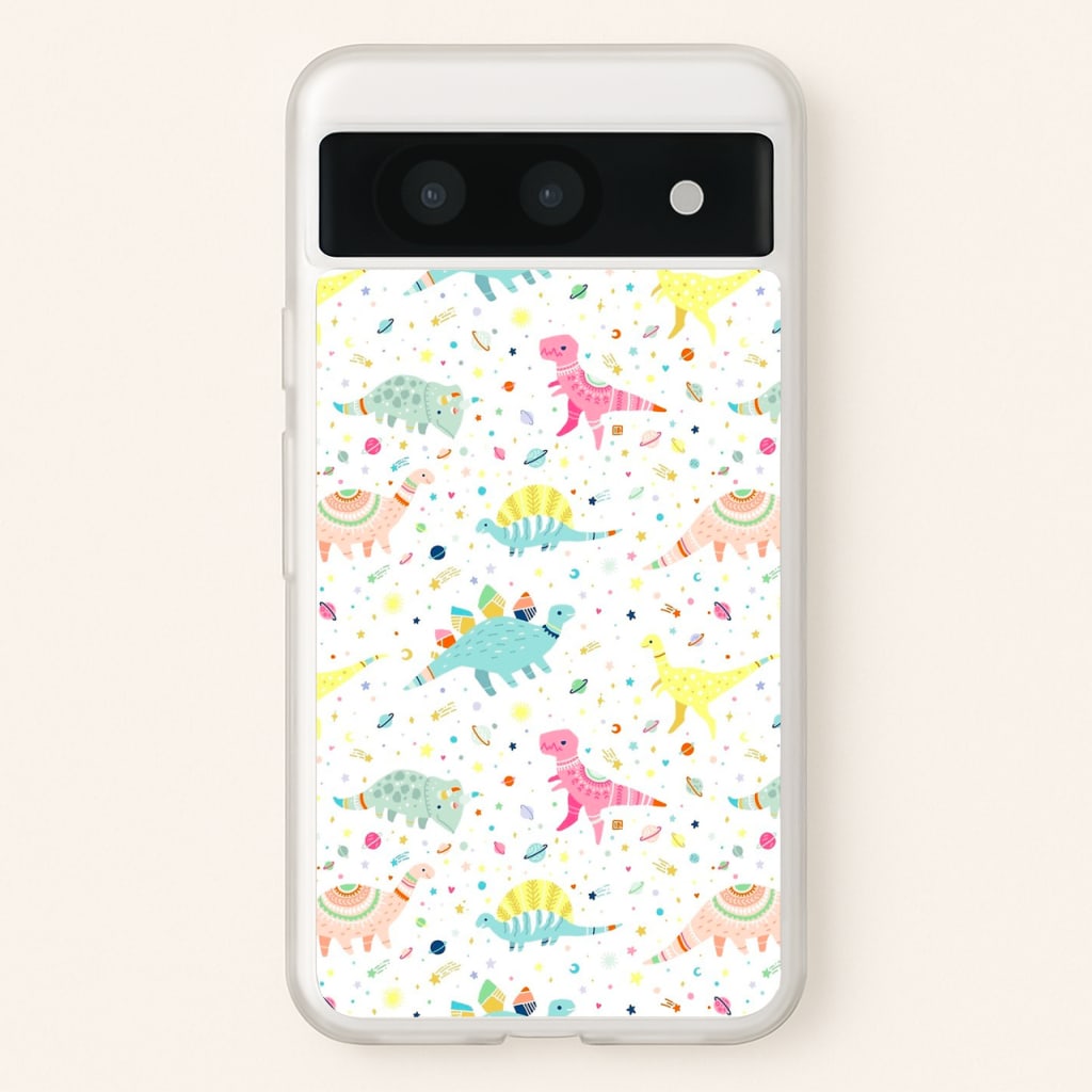 Dinosaur Pattern - Phone Case for Google Pixel 8a