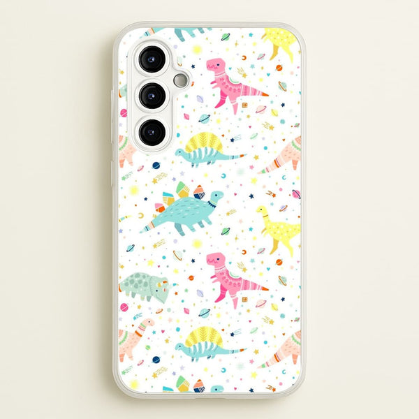 Dinosaur Pattern - Phone Case for Galaxy A54
