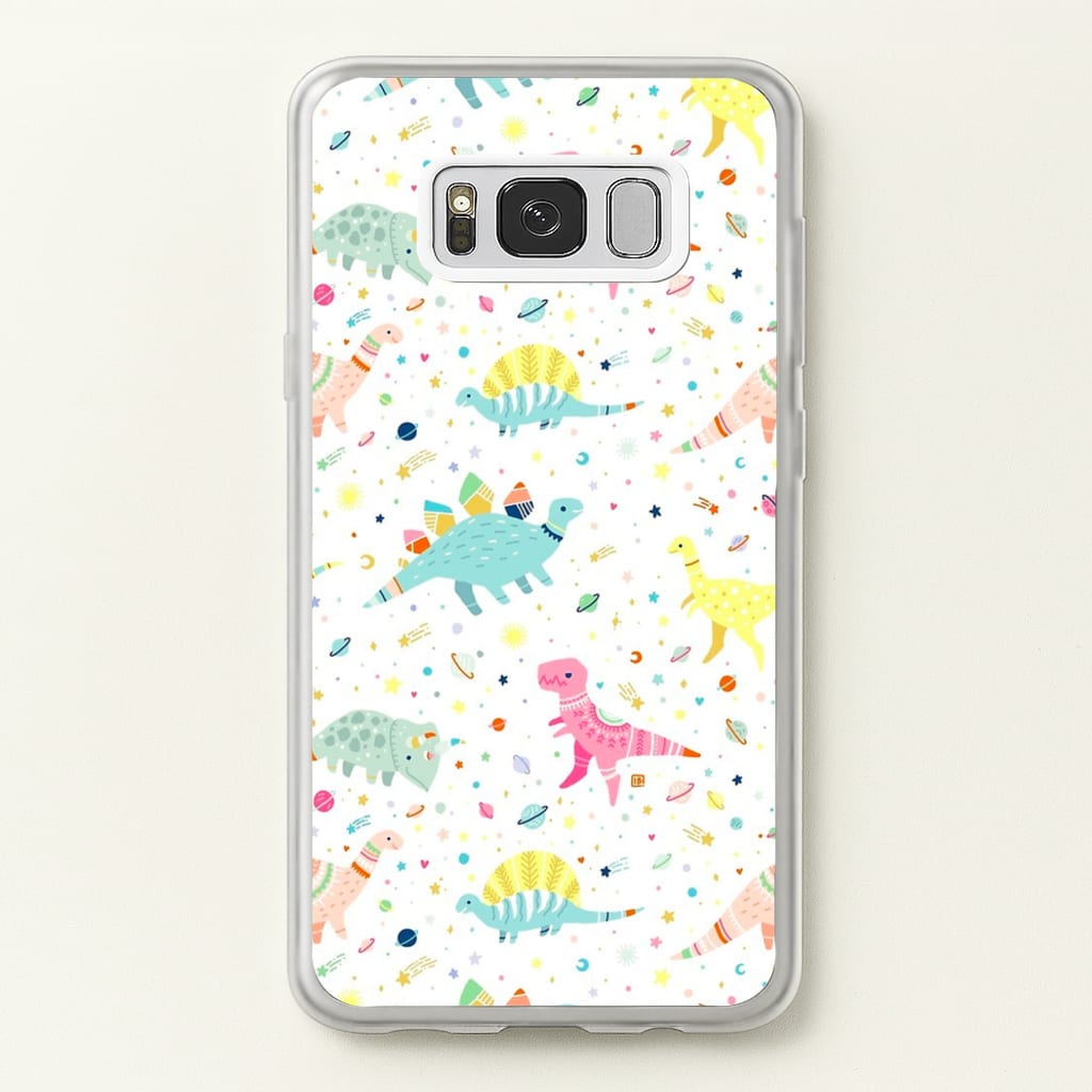 Dinosaur Pattern - Phone Case for Galaxy S8