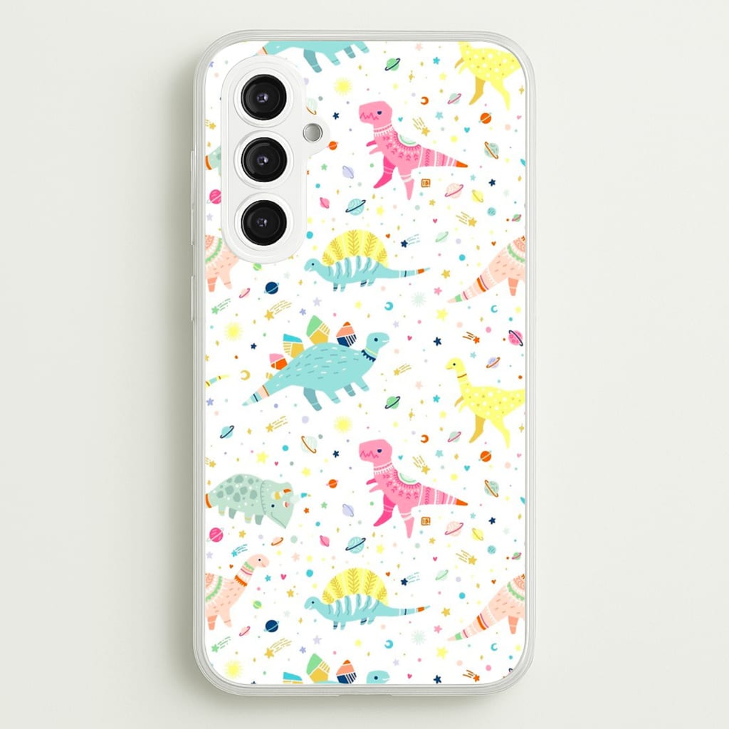 Dinosaur Pattern - Phone Case for Galaxy S23FE