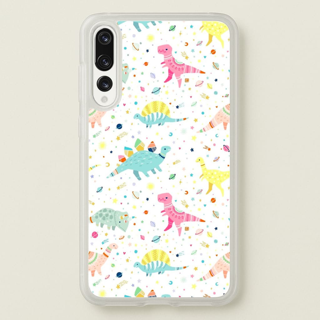 Dinosaur Pattern - Phone Case for Huawei P20 Pro