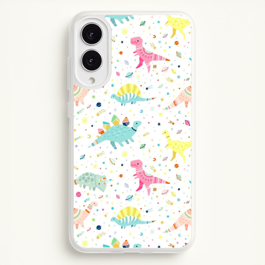 Dinosaur Pattern - Phone Case for Galaxy S25 Edge