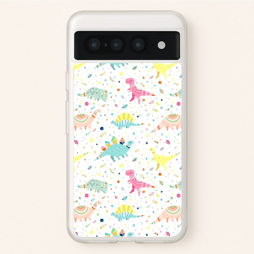 Dinosaur Pattern - Phone Case for Google Pixel 7 Pro