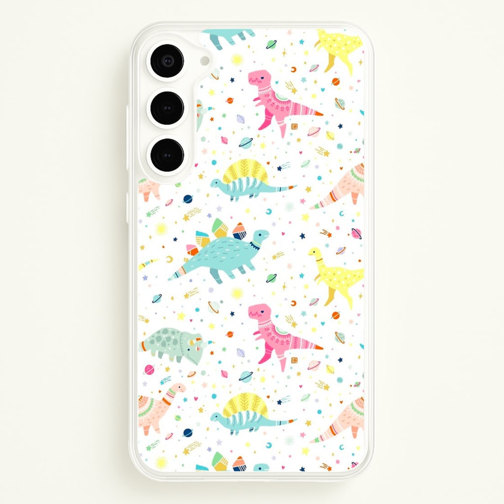 Dinosaur Pattern - Phone Case for Galaxy S23 Plus