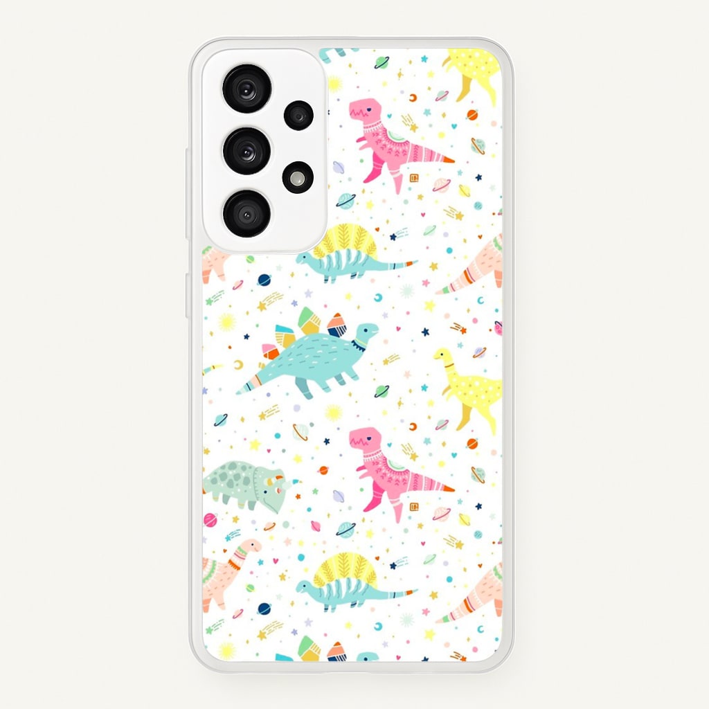 Dinosaur Pattern - Phone Case for Galaxy A53