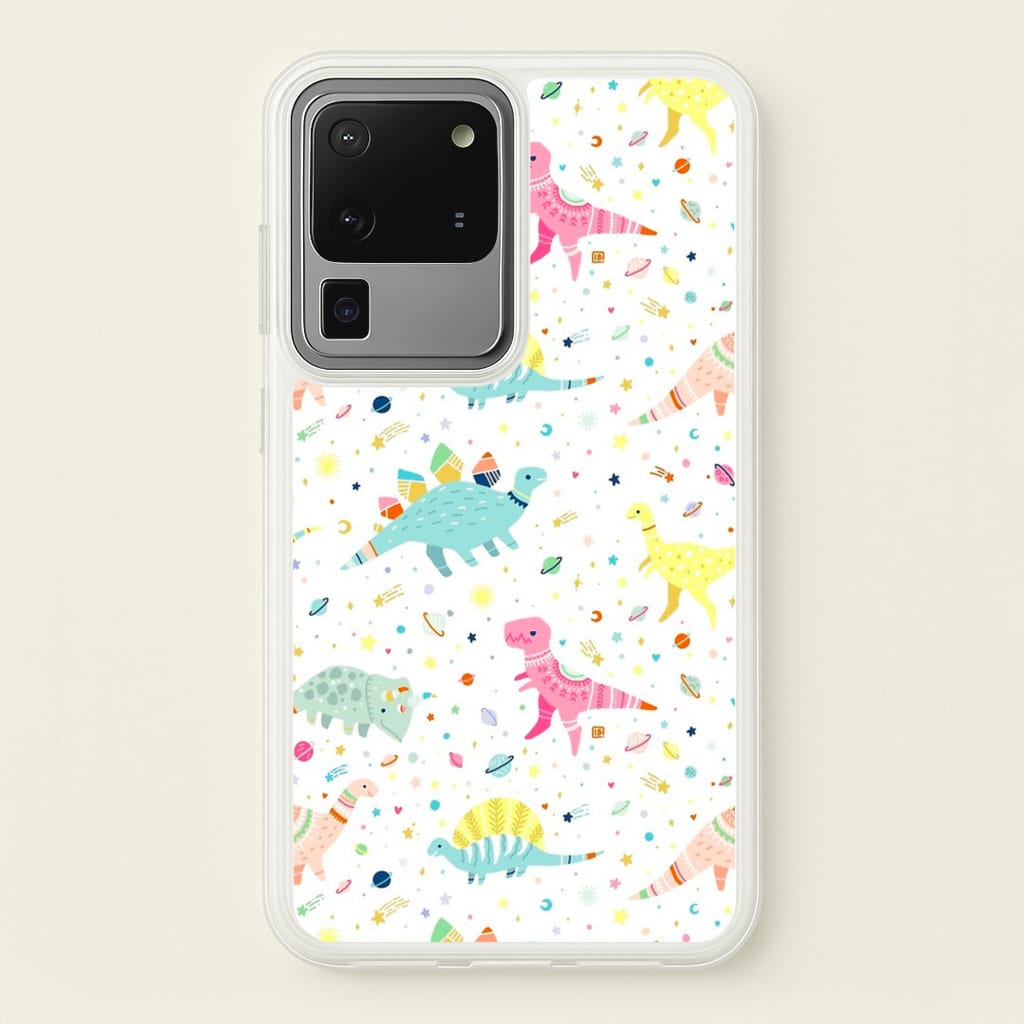 Dinosaur Pattern - Phone Case for Galaxy S20 Ultra