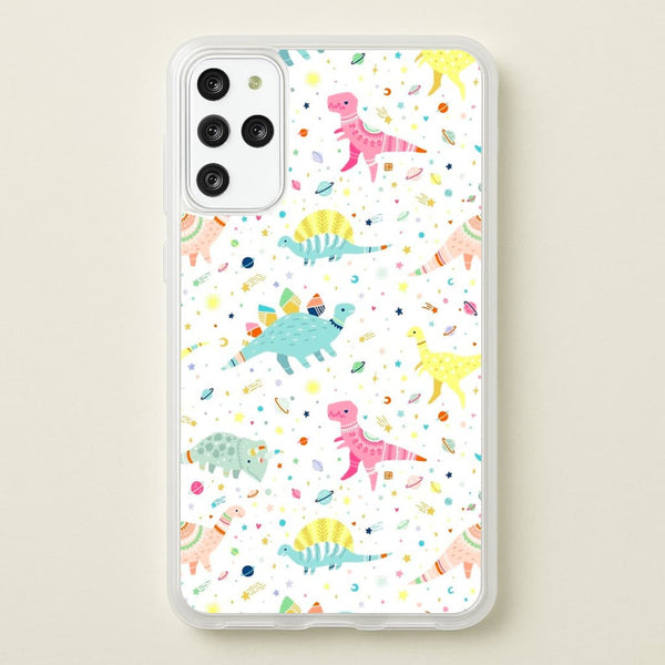 Dinosaur Pattern - Phone Case for Galaxy S20 Plus