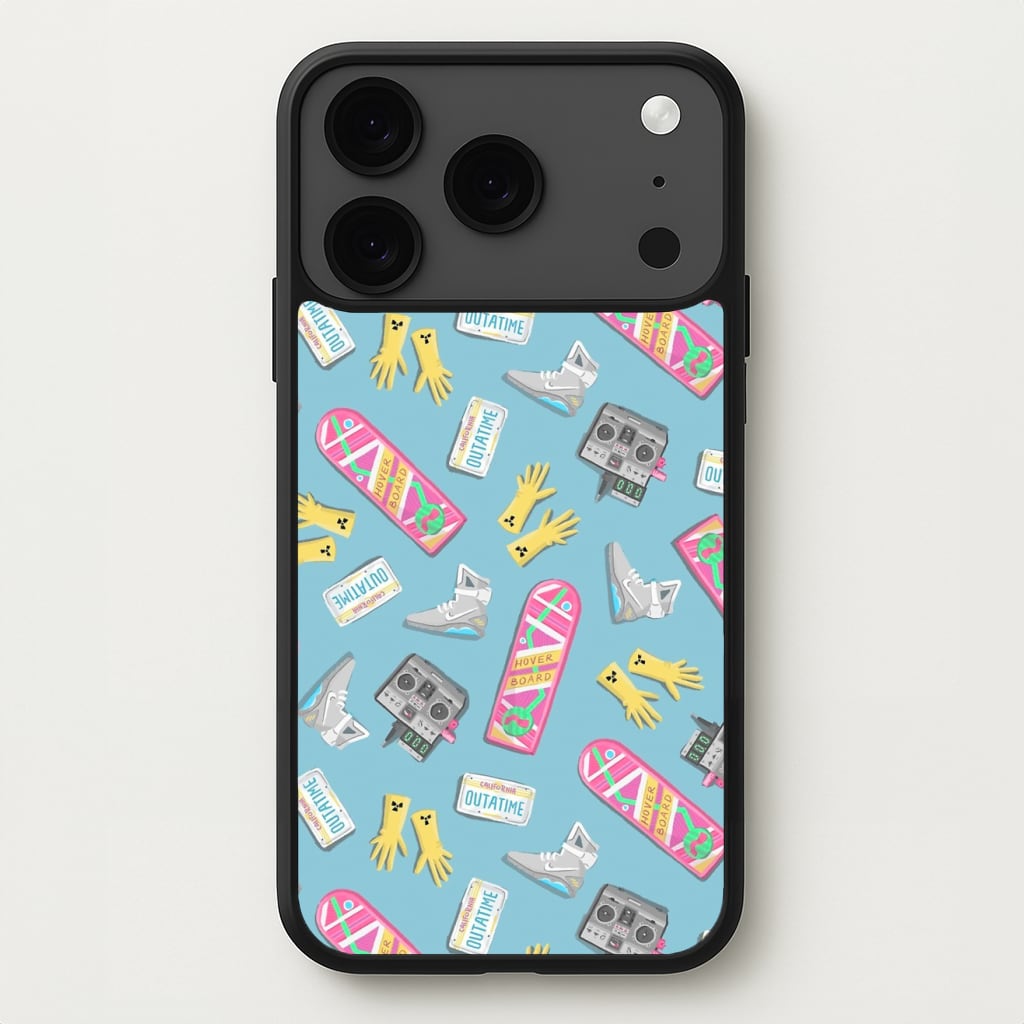 BTTF Pattern Phone Case for iPhone 17 Pro Max