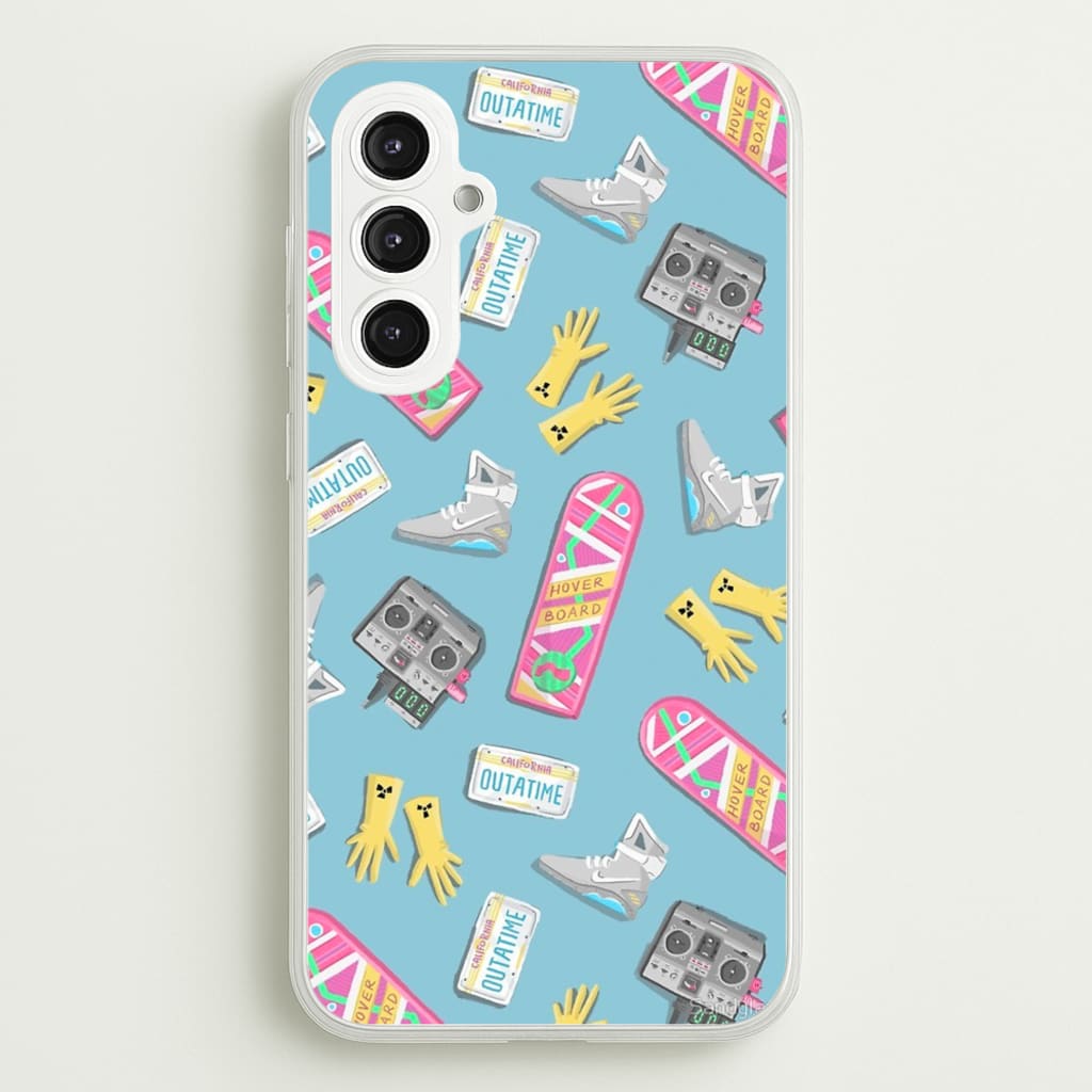 BTTF Pattern - Phone Case for Galaxy S23FE