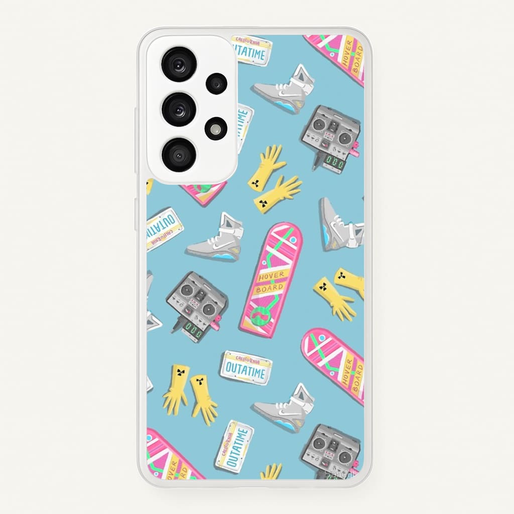 BTTF Pattern - Phone Case for Galaxy A53