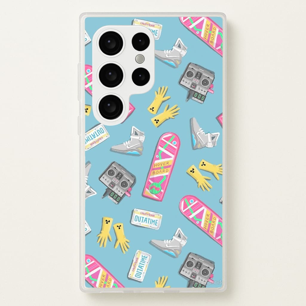 BTTF Pattern - Phone Case for Galaxy S24 Ultra