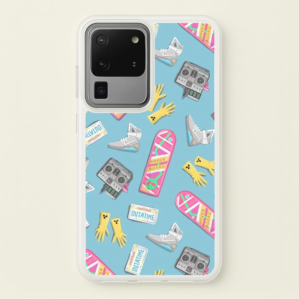 BTTF Pattern - Phone Case for Galaxy S20 Ultra