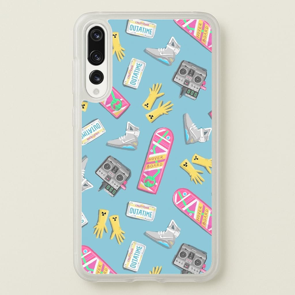 BTTF Pattern - Phone Case for Huawei P20 Pro