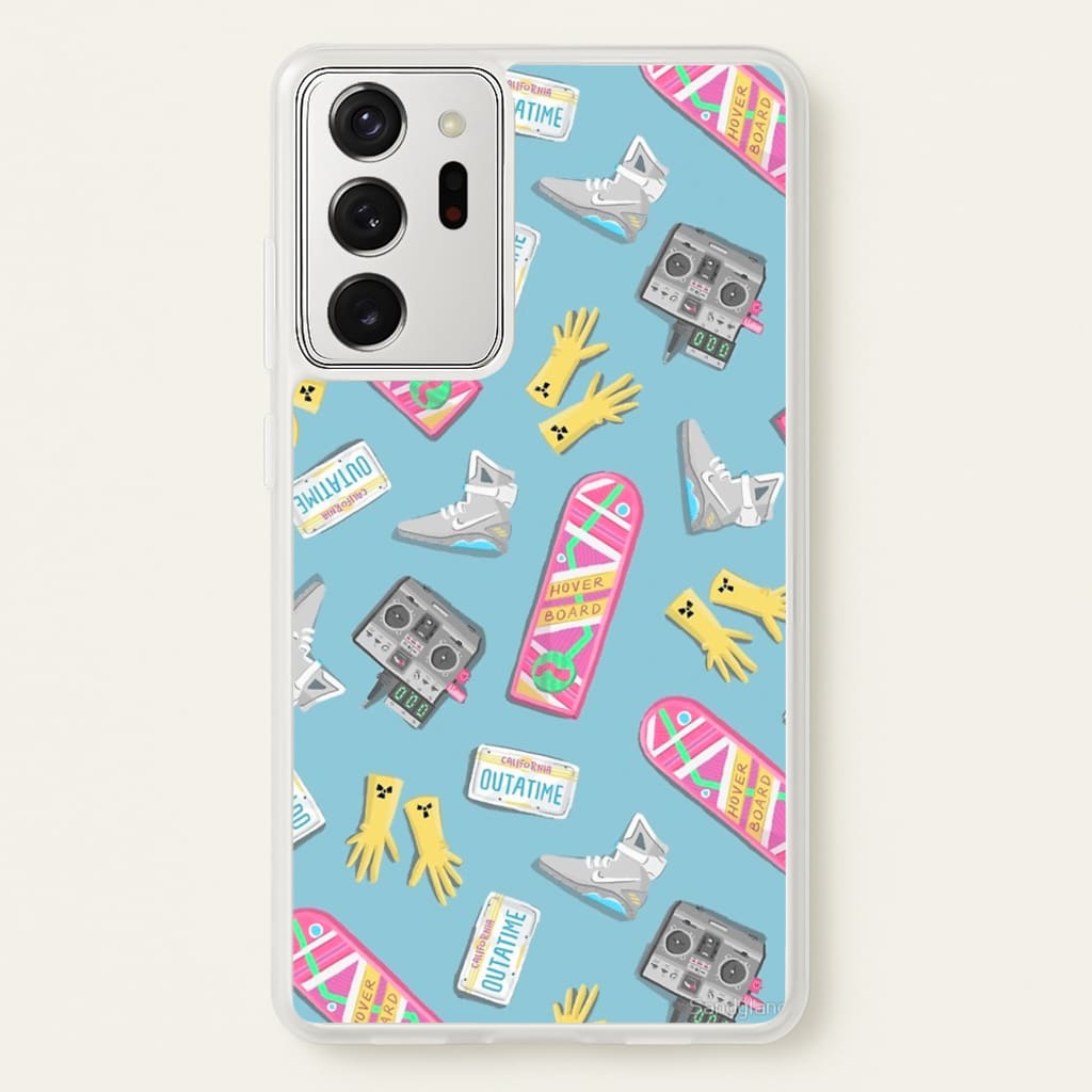 BTTF Pattern - Phone Case for Galaxy Note 20 Ultra
