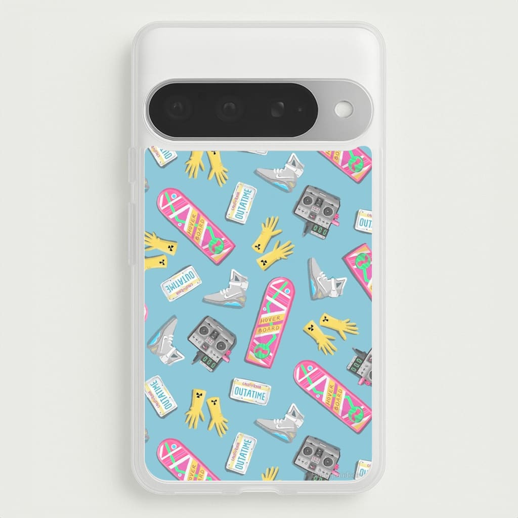 BTTF Pattern Phone Case for Google Pixel 10 Pro XL