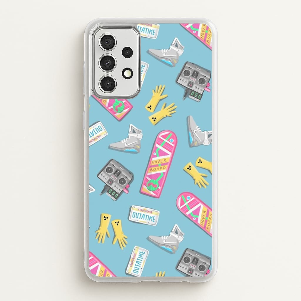 BTTF Pattern - Phone Case for Galaxy A52 / A52s