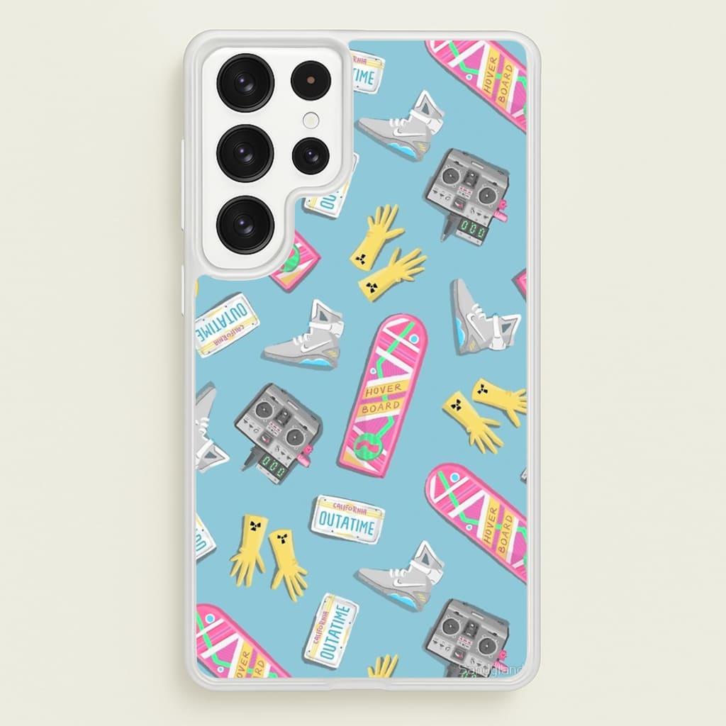BTTF Pattern - Phone Case for Galaxy S22 Ultra
