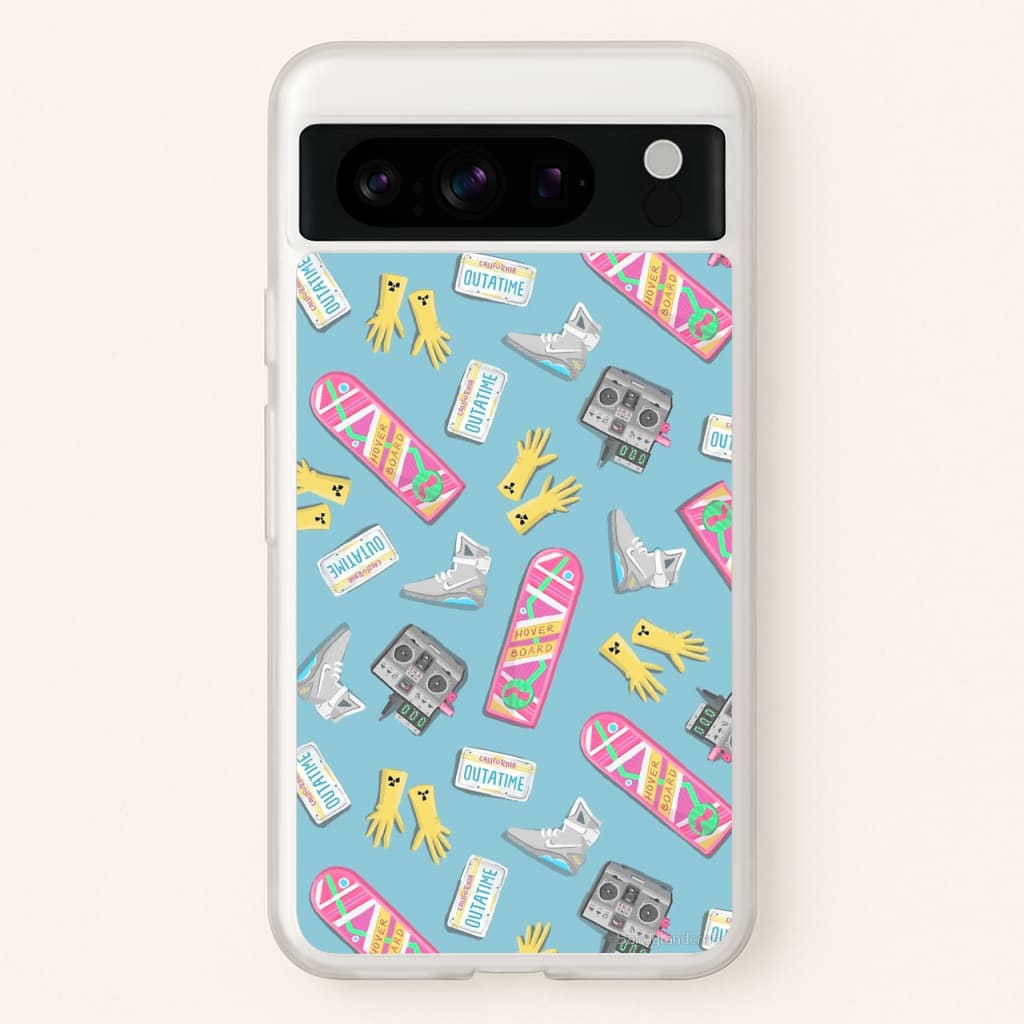 BTTF Pattern - Phone Case for Google Pixel 8 Pro