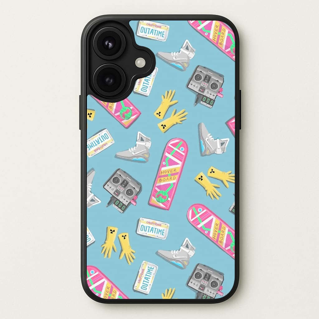 BTTF Pattern Phone Case for iPhone 17