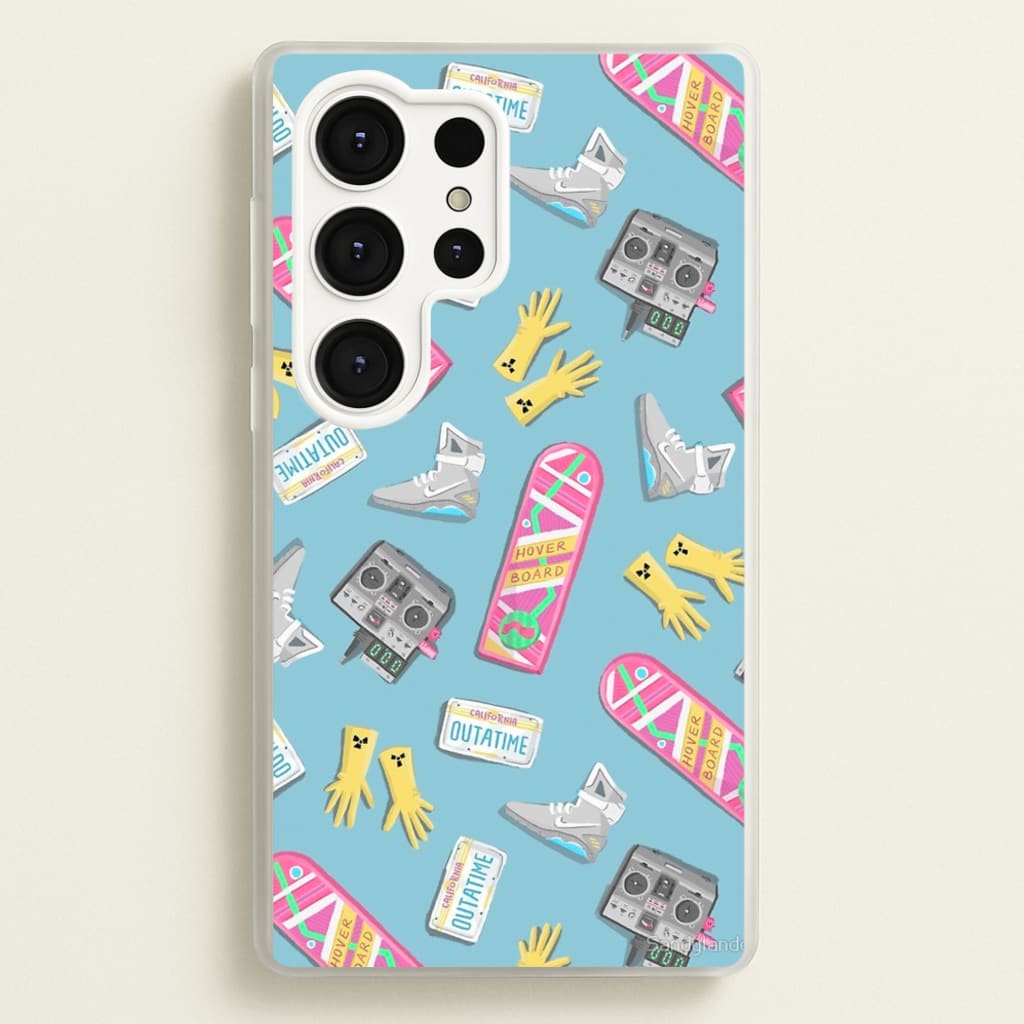 BTTF Pattern - Phone Case for Galaxy S25 Ultra