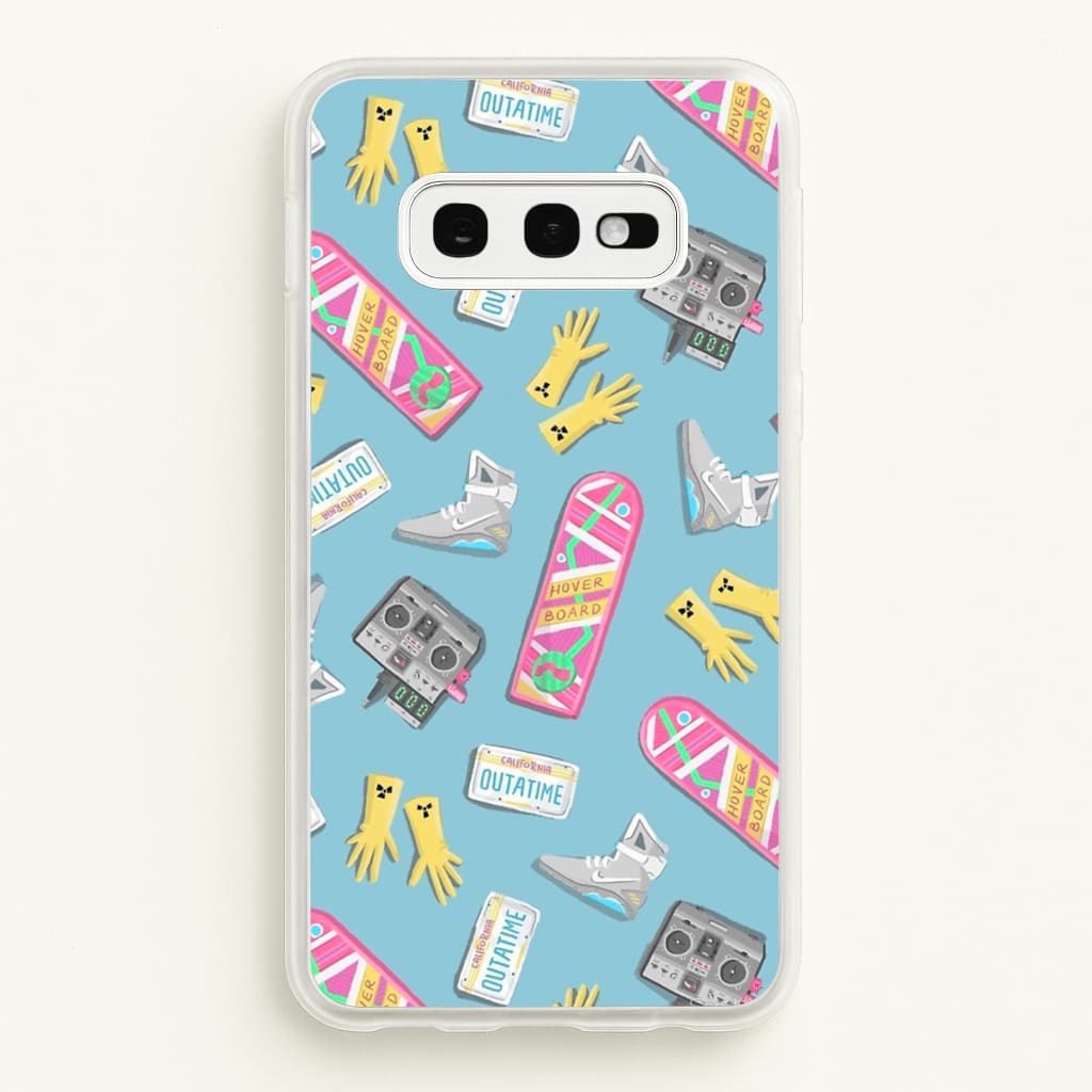 BTTF Pattern - Phone Case for Galaxy S10e