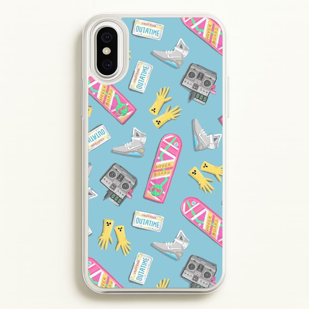 BTTF Pattern - Phone Case for iPhone XS Max