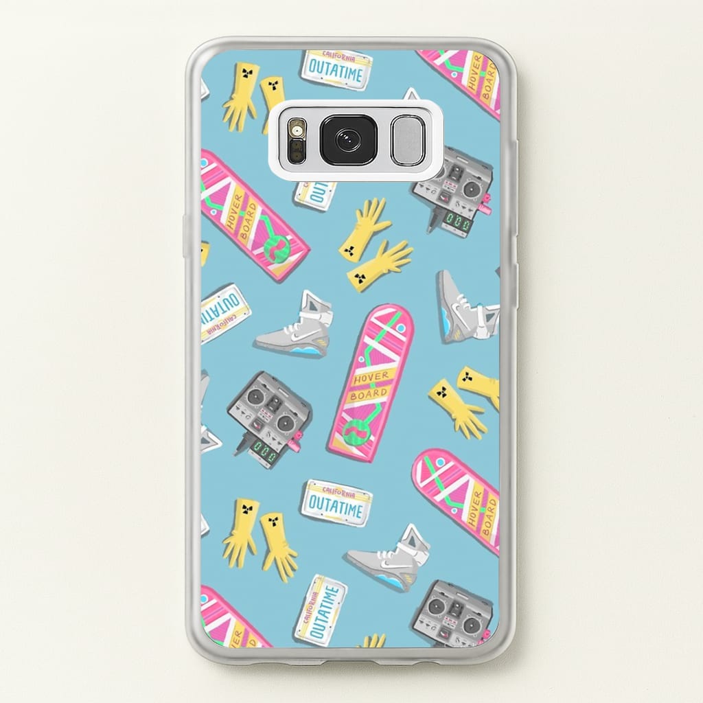 BTTF Pattern - Phone Case for Galaxy S8