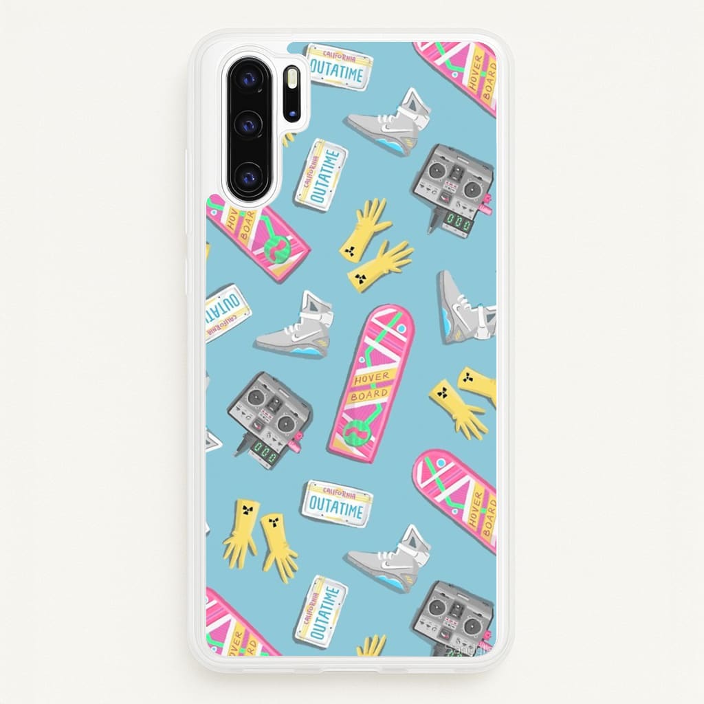 BTTF Pattern - Phone Case for Huawei P30 Pro