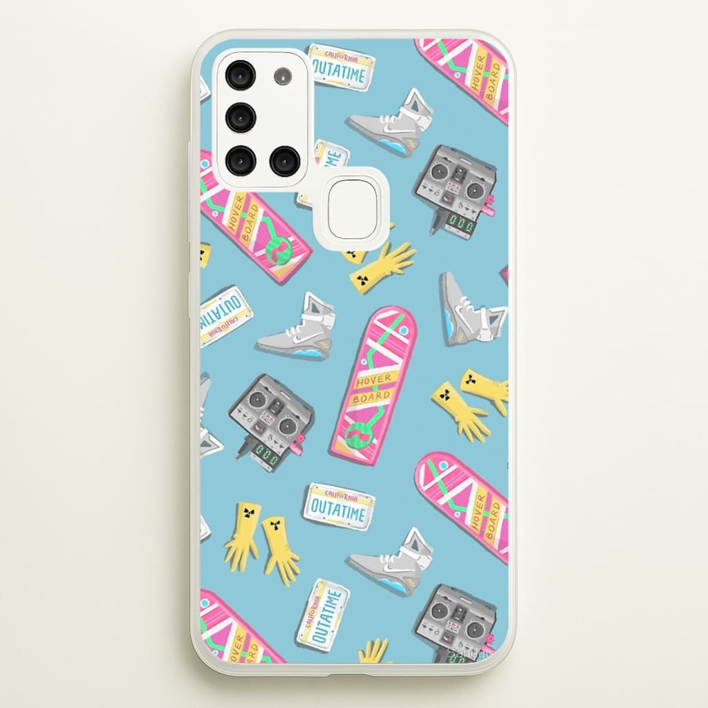 BTTF Pattern - Phone Case for Galaxy A21s