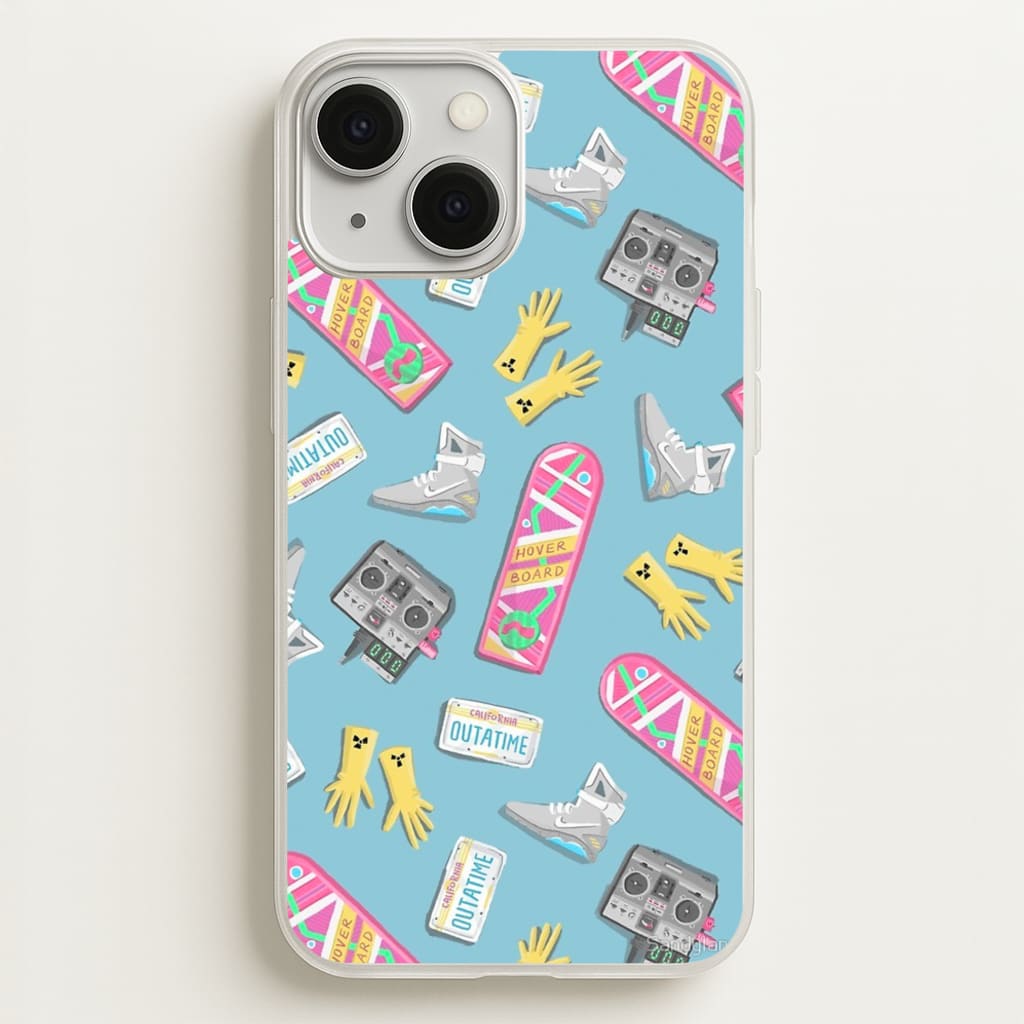 BTTF Pattern - Phone Case for iPhone 13 Mini