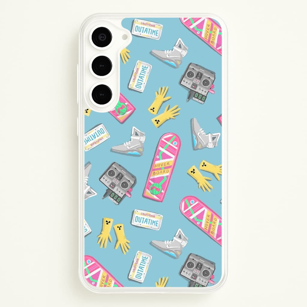 BTTF Pattern - Phone Case for Galaxy S23 Plus