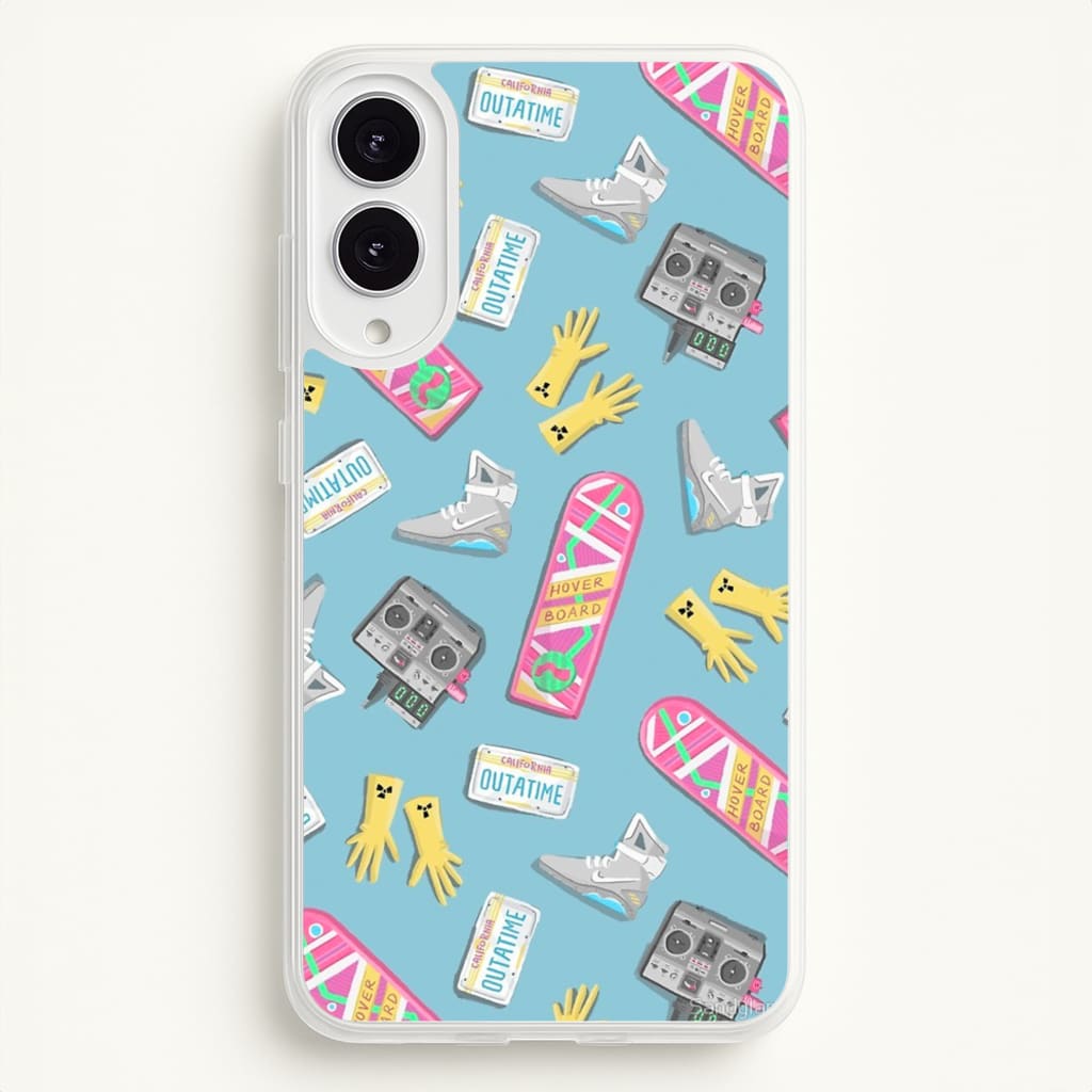 BTTF Pattern - Phone Case for Galaxy S25 Edge