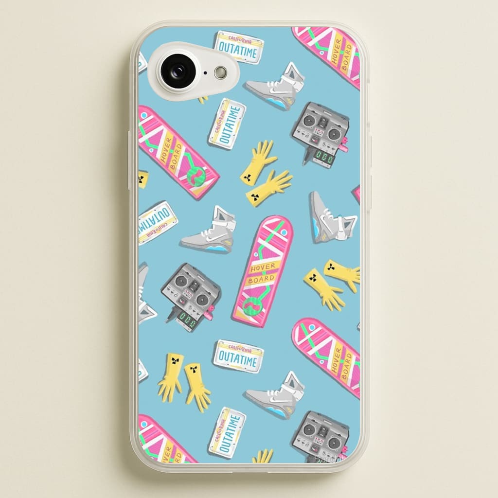 BTTF Pattern - Phone Case for iPhone 16e