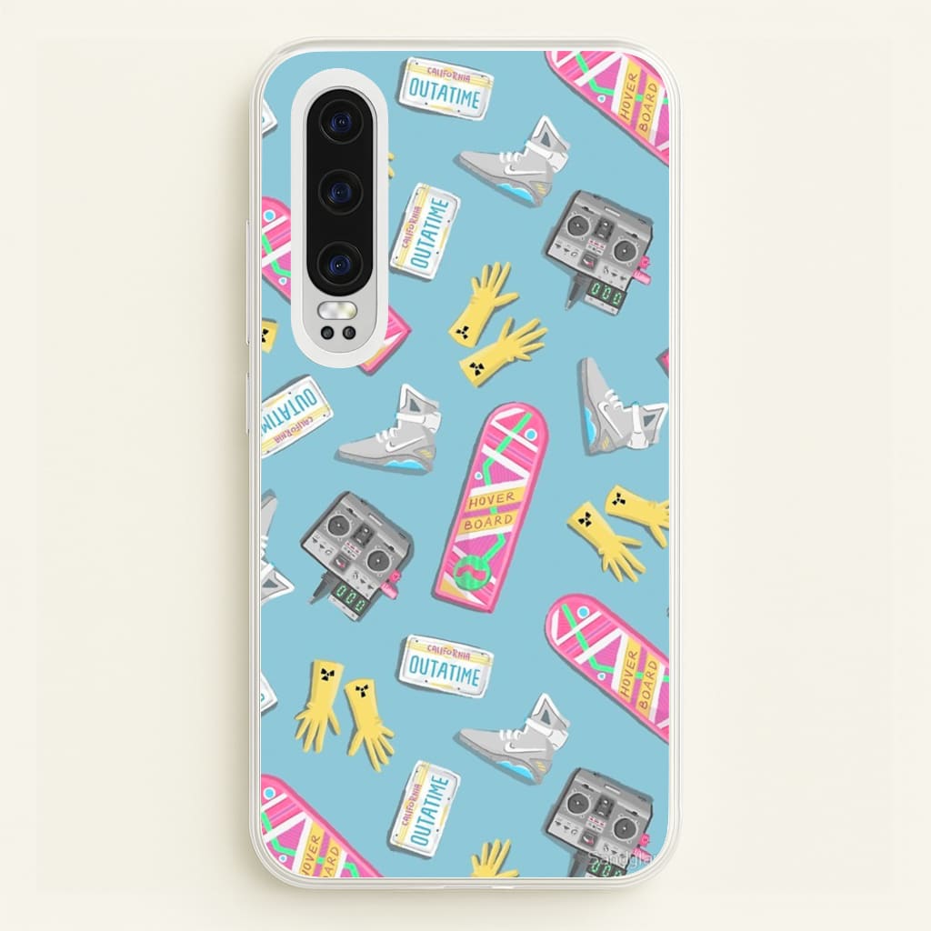 BTTF Pattern - Phone Case for Huawei P30