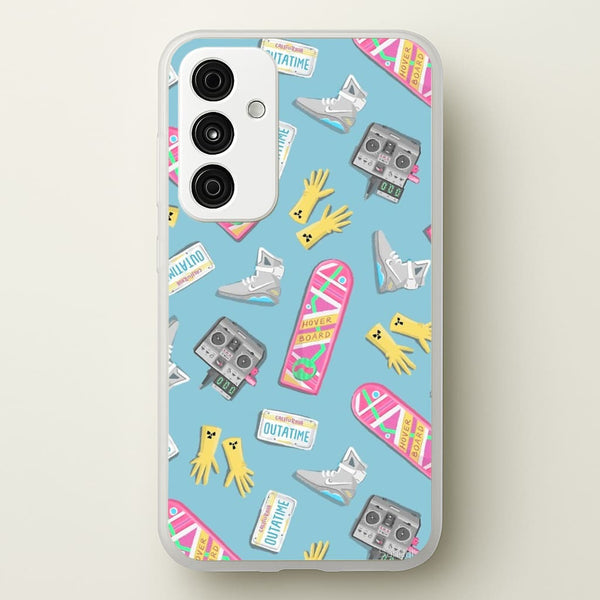 BTTF Pattern - Phone Case for Galaxy A55