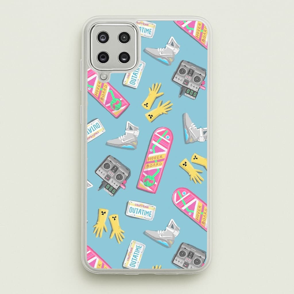 BTTF Pattern - Phone Case for Galaxy A12