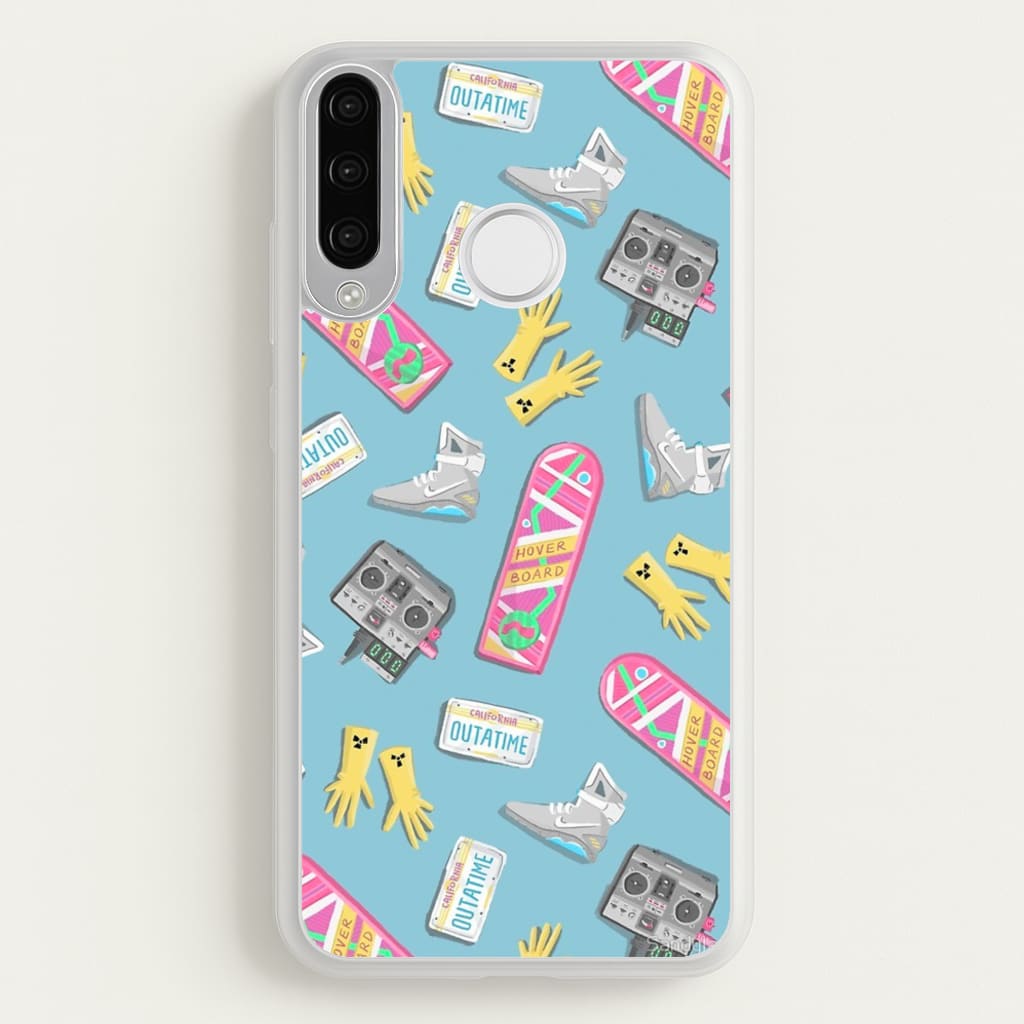 BTTF Pattern - Phone Case for Huawei P30 Lite