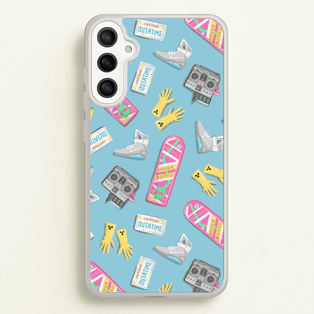 BTTF Pattern - Phone Case for Galaxy A36