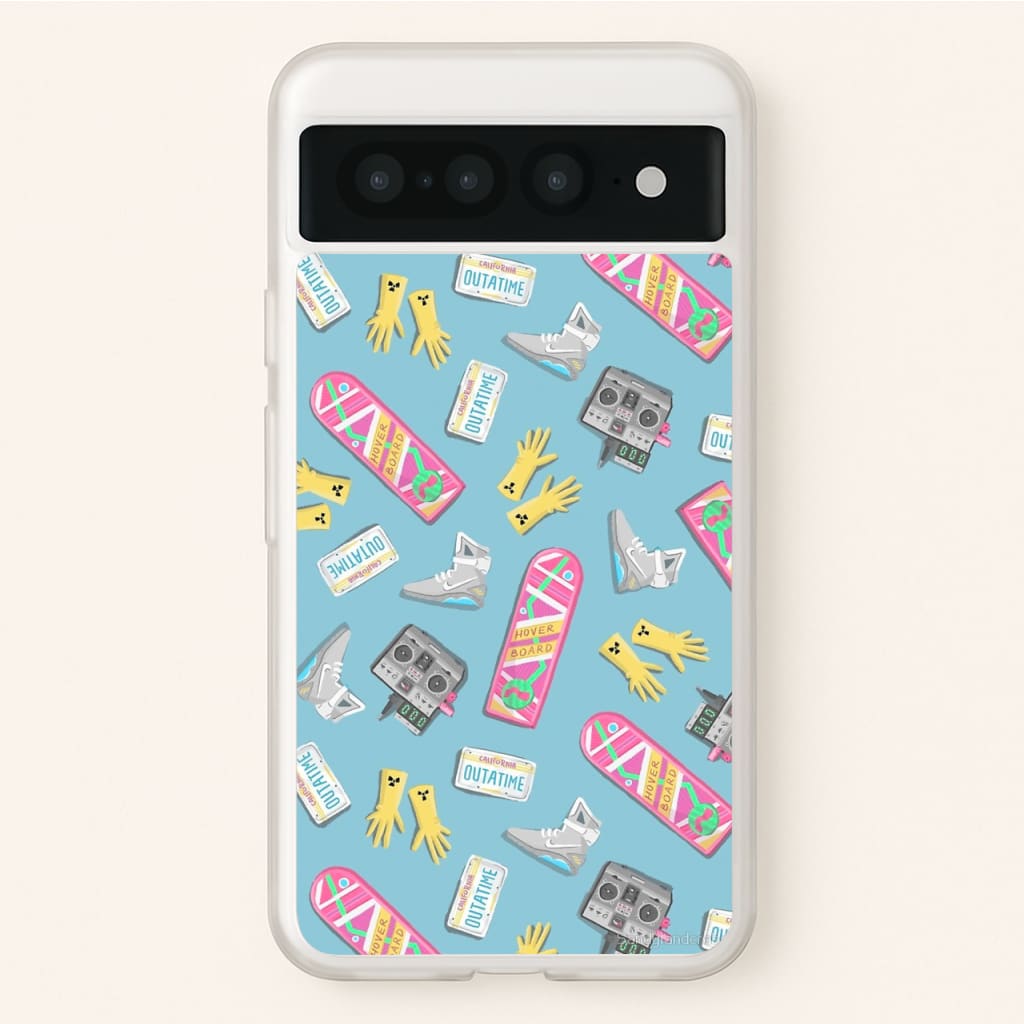 BTTF Pattern - Phone Case for Google Pixel 7 Pro