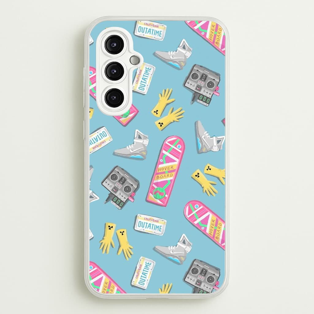 BTTF Pattern - Phone Case for Galaxy A14