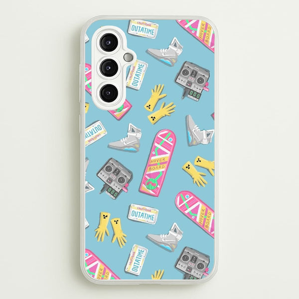 BTTF Pattern - Phone Case for Galaxy A14