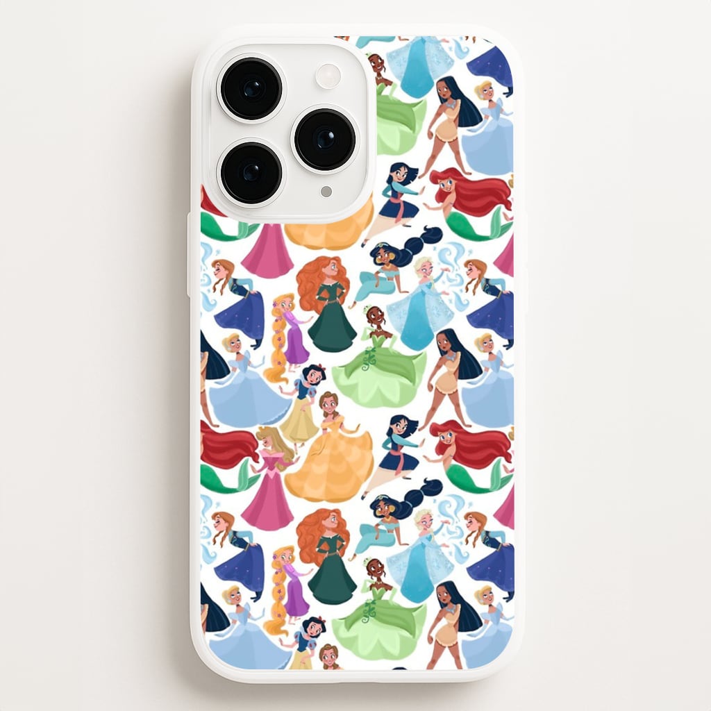 Fairytale Princess Pattern - Disney Phone Case for iPhone 16 Pro Max