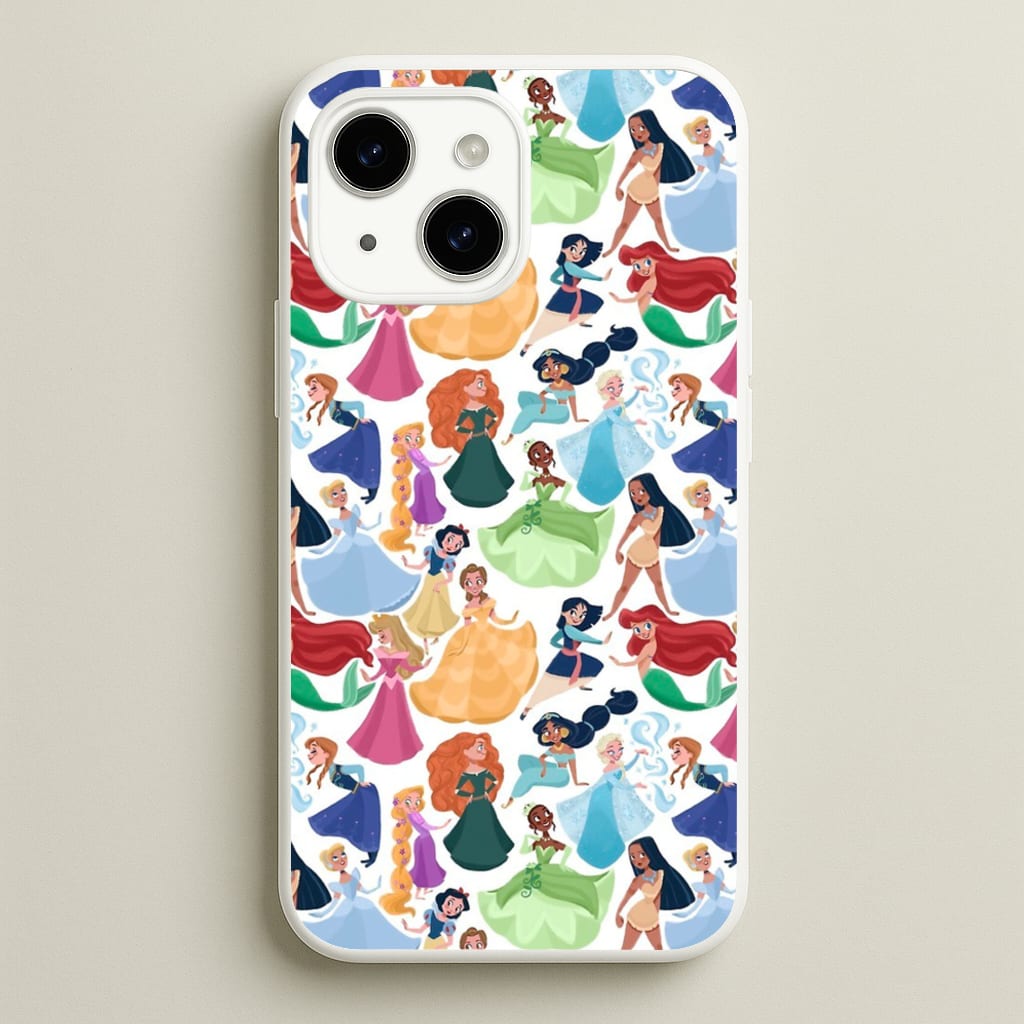 Fairytale Princess Pattern - Disney Phone Case for iPhone 14 Plus